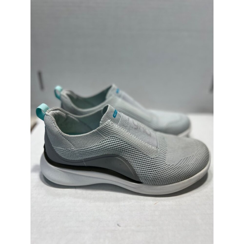 Ryka Womens Slip-On Sneakers Light Gray Size 6 M